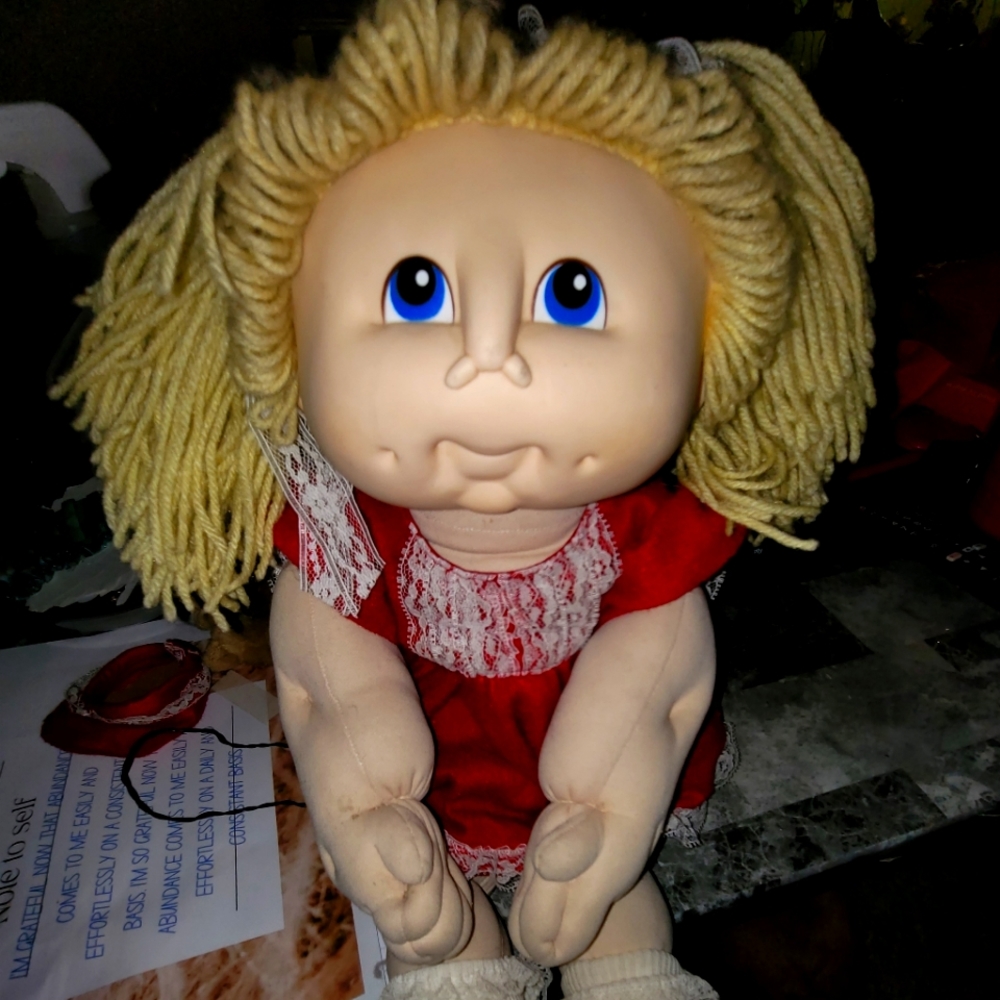 1985 Cabbage patch kid hand signed.